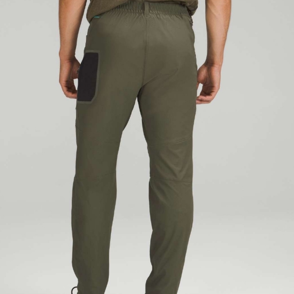 Lululemon Men Classic-Fit Hiking Pant 30" In Carob Brown Size 38 New No … - Picture 3 of 17